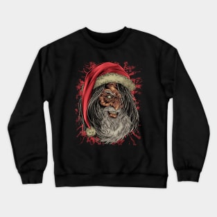 BAD SANTA (front design) Crewneck Sweatshirt